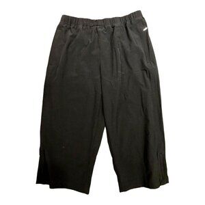Lucy Flex Stretch Cropped Black Pockets Pant